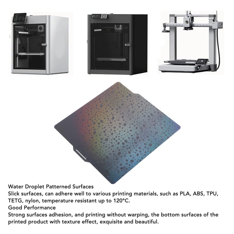 لوحة بناء طابعة ثلاثية الأبعاد مرنة مزدوجة الجوانب من البولي إيثيلين عالي الكثافة مقاس 257 × 257 مم، تتميز بلصق قوي وتقليل الانحناء إلى الحد الأدنى - Image 3