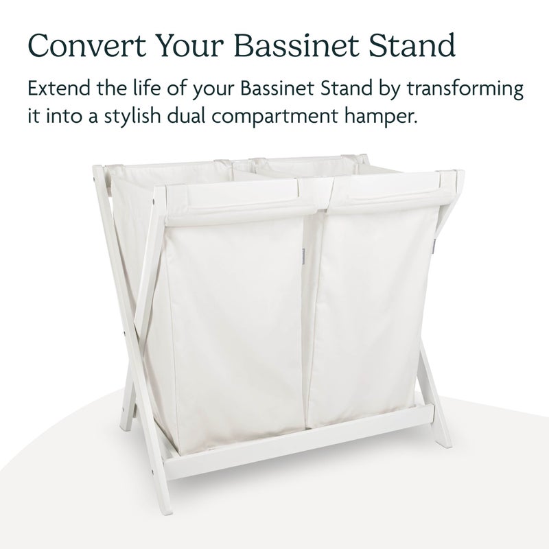 UPPAbaby Bassinet Stand Hamper Insert / Dual-Compartment and Carry Handles / Durable Construction - Image 2