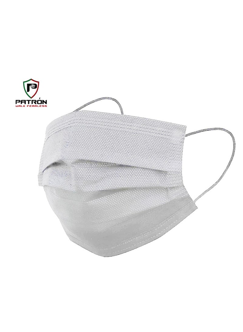 Patron Embrace Safety with Patron 3-Ply Disposable Face Masks