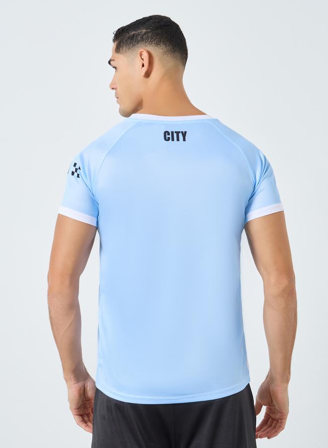 Take Two Men Logo Print Short Sleeve Sports T-Shirt - Image 4