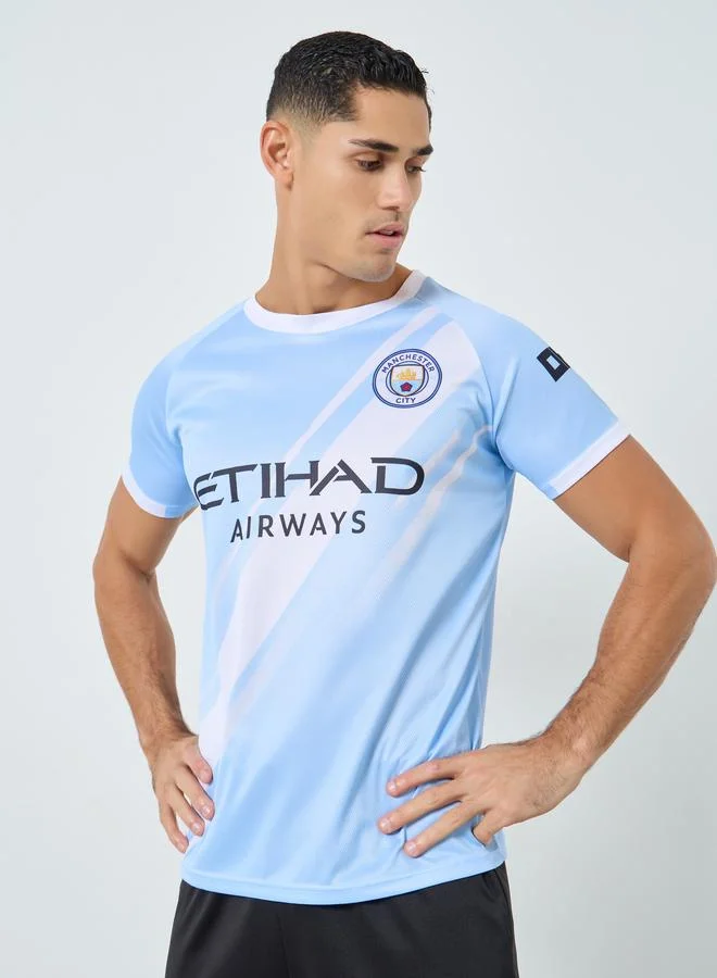 Take Two Men Logo Print Short Sleeve Sports T-Shirt