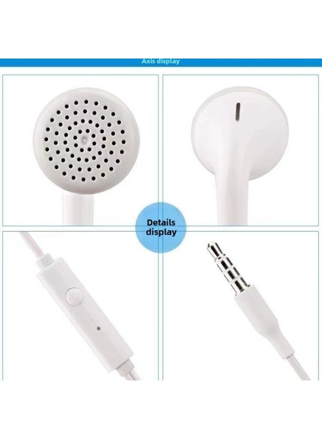 For Vi Z1 VoXE100 Youth Z3x U1 Heavy Bass Wired Headphones Half In-ear Wire Control Belt-Color:3.5mm Original Quality (without Packaging)  - Image 2