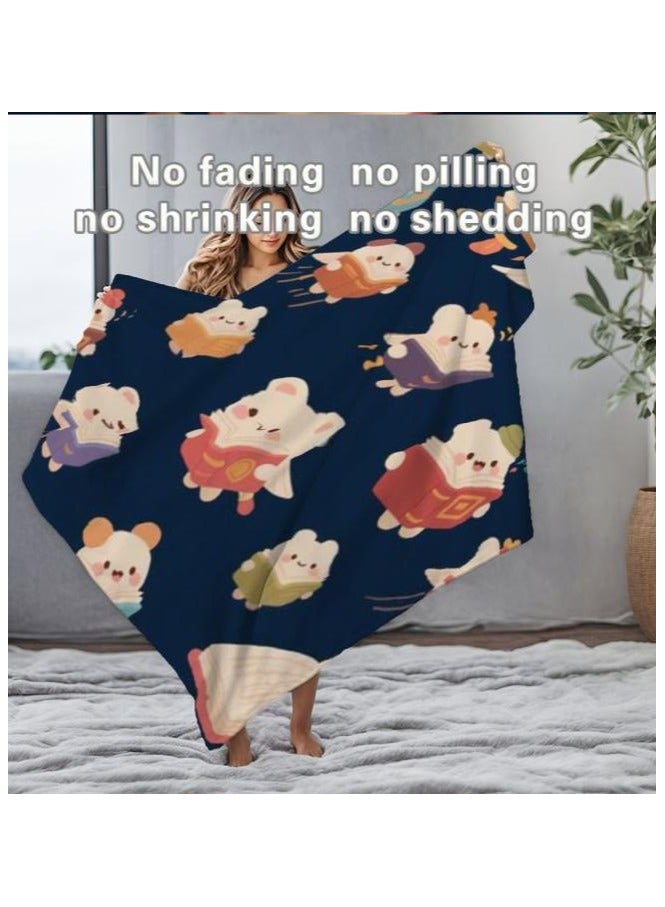 general Children's or student cartoon flannel thin blanket (warm and comfortable, suitable for sleep, games) 100cm*150cm - 515 - Image 5