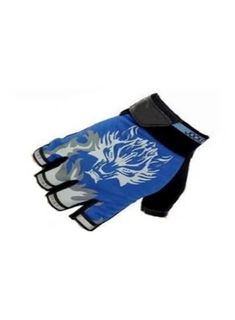 billiards Semi Finger Gloves L