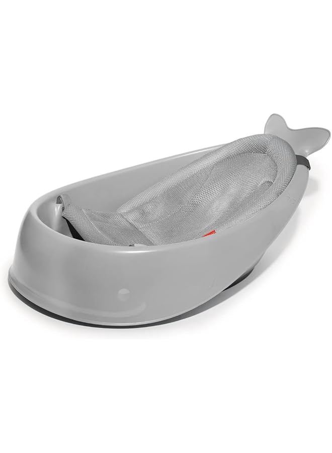إيروريكس حوض استحمام موبي ثلاثي المراحل للأطفال والرضع، رمادي - Image 1