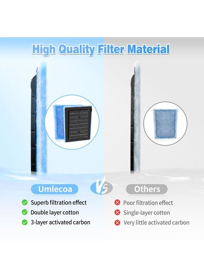 Umlecoa 8/16/32 Pack Rite-Size C Filter Cartridges Compatible with Marineland Penguin PRO Power Filters 275/375 & Original Penguin Power Filters 200/350 - Rite-Size C Replacement Filter Cartridges - Image 4
