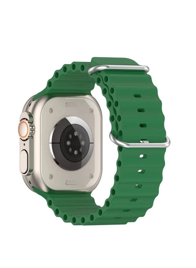 Ocean Strap For Apple Watch Band Size 42/44/45/49mm Silicone - Image 2