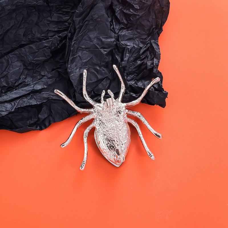 YOQUCOL Halloween Spider Shape Brooch Pins for Women Girls Gift - Image 4