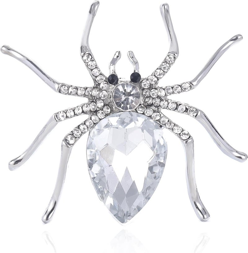 YOQUCOL Halloween Spider Shape Brooch Pins for Women Girls Gift - Image 1