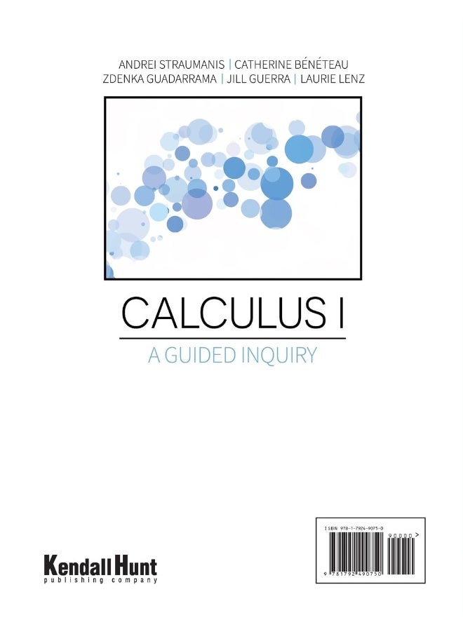 Calculus I - A Guided Inquiry  - Image 2