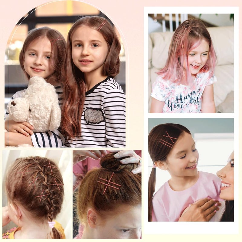 YINGFENG Reddish Brown Bobby Pins 330 Ct, YINGFENG 2.2Inch High Gloss Bobby Hair Pins for Styling, Comfortable, Lock In Style, Pain Free Hair Accessories for Women & Men, All Hair Types - Image 4