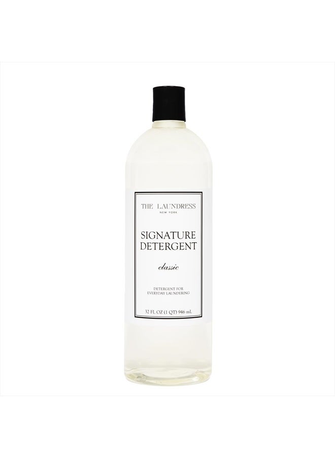 The Laundress Signature Detergent Classic, 32 Fl Oz, Laundry Detergent Liquid, Concentrated, Stain Remover