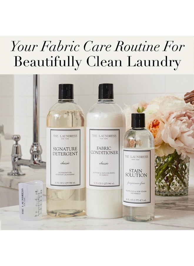 The Laundress Signature Detergent Classic, 32 Fl Oz, Laundry Detergent Liquid, Concentrated, Stain Remover