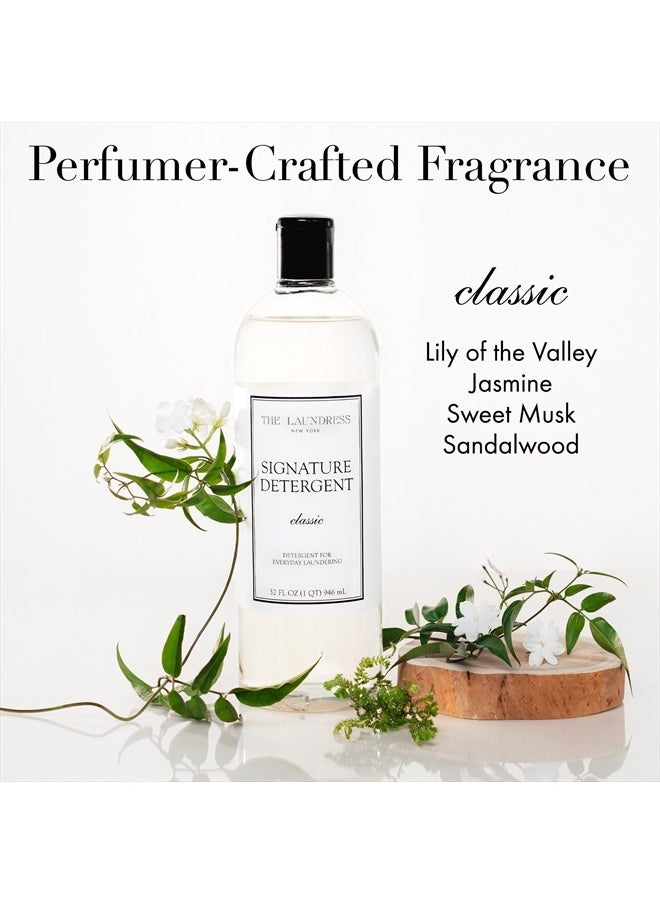The Laundress Signature Detergent Classic, 32 Fl Oz, Laundry Detergent Liquid, Concentrated, Stain Remover
