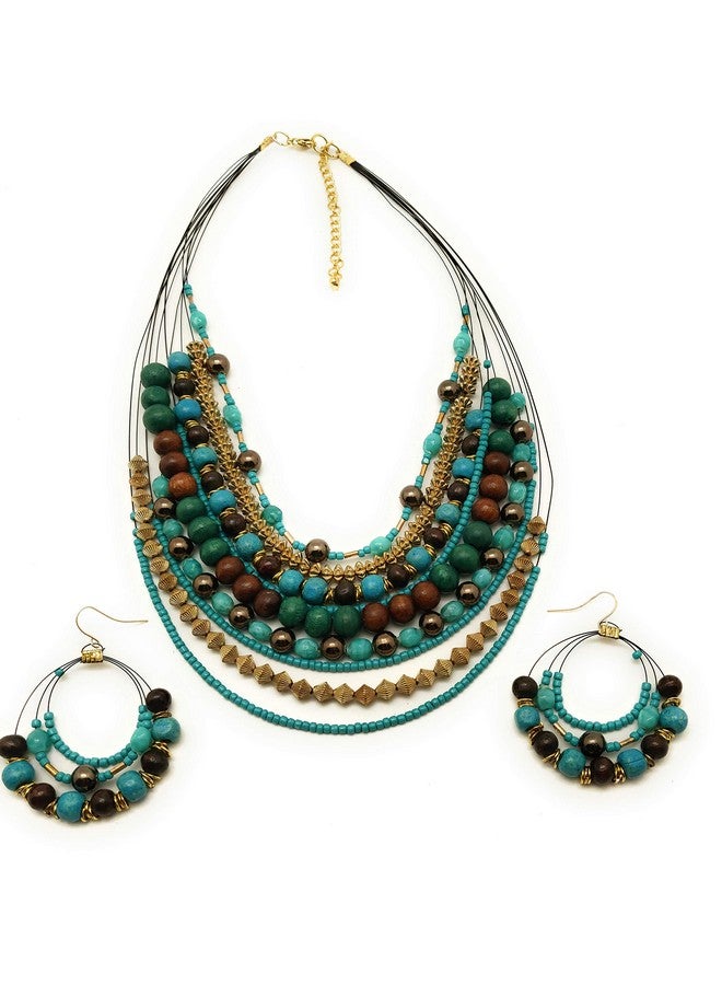 DCA Girls Tuqouise Multi Necklace - Image 1