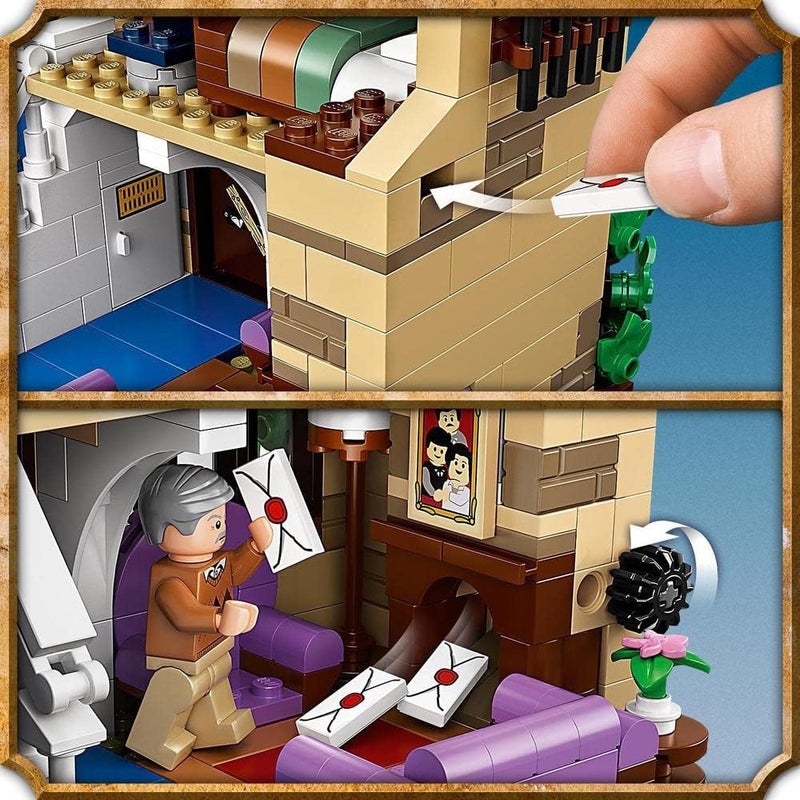 LEGO 75968 Harry Potter 4 Privet Drive House and Ford Anglia Car Toy, Wizarding World Gifts for Kids, Girls and Boys with Dobby Figure and Dursley Family - Image 5