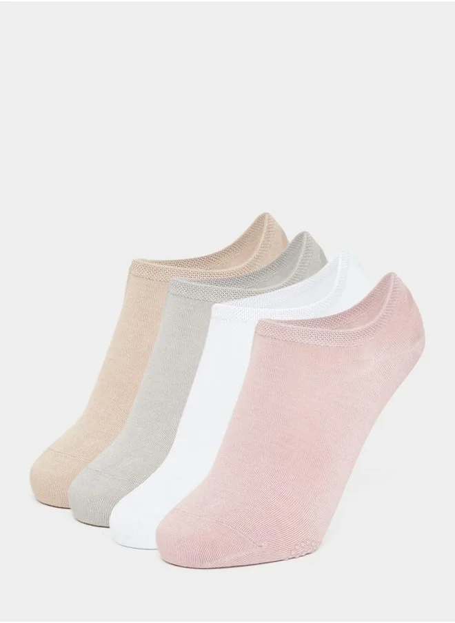 Styli Pack of 4 - Silicon Pad Base Active Low Cut Yoga Socks