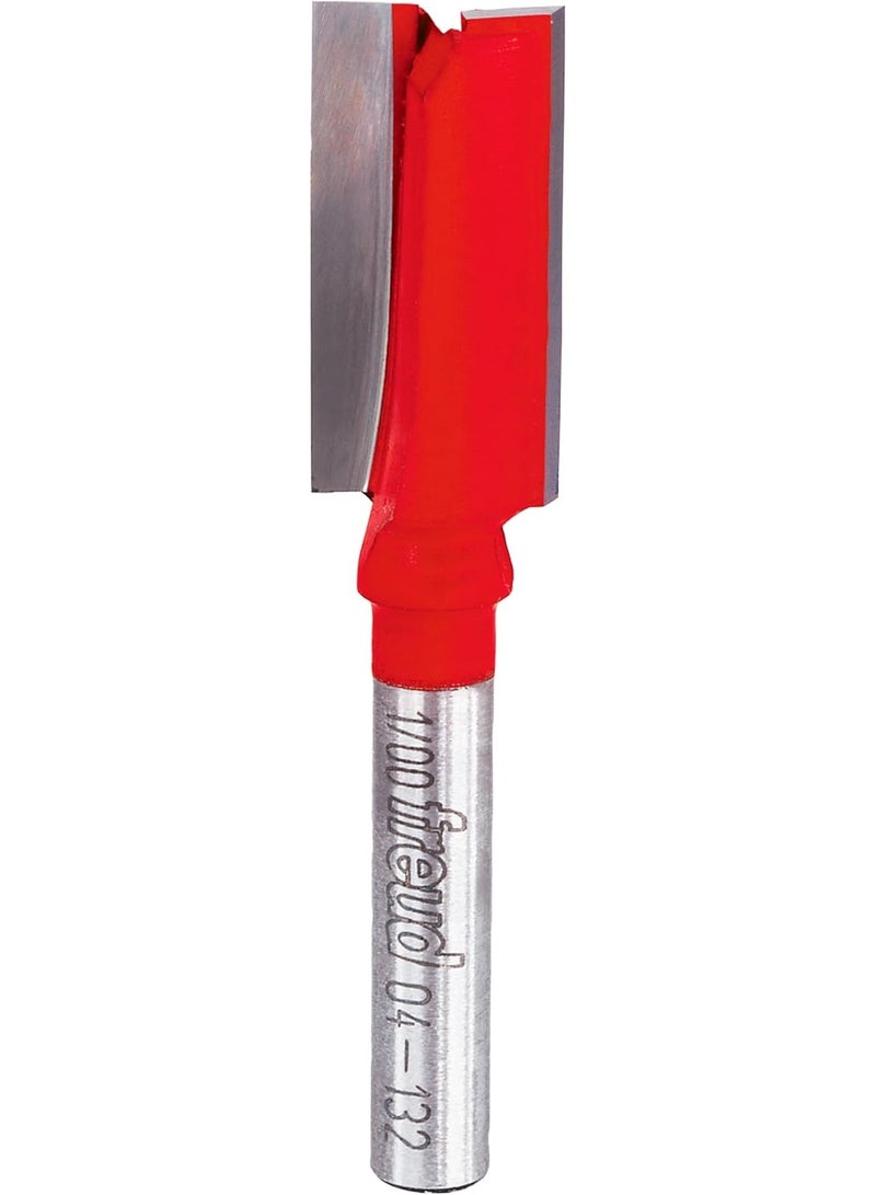freud Freud Double Flute Straight Bit with Tico Hi-Density Carbide for Maximum Performance - 2 Cutters, 24000 RPM, 1" Height, 1/2" Diameter, 2-1/8" Length, 1/4" Shank - 04-132  - Image 1