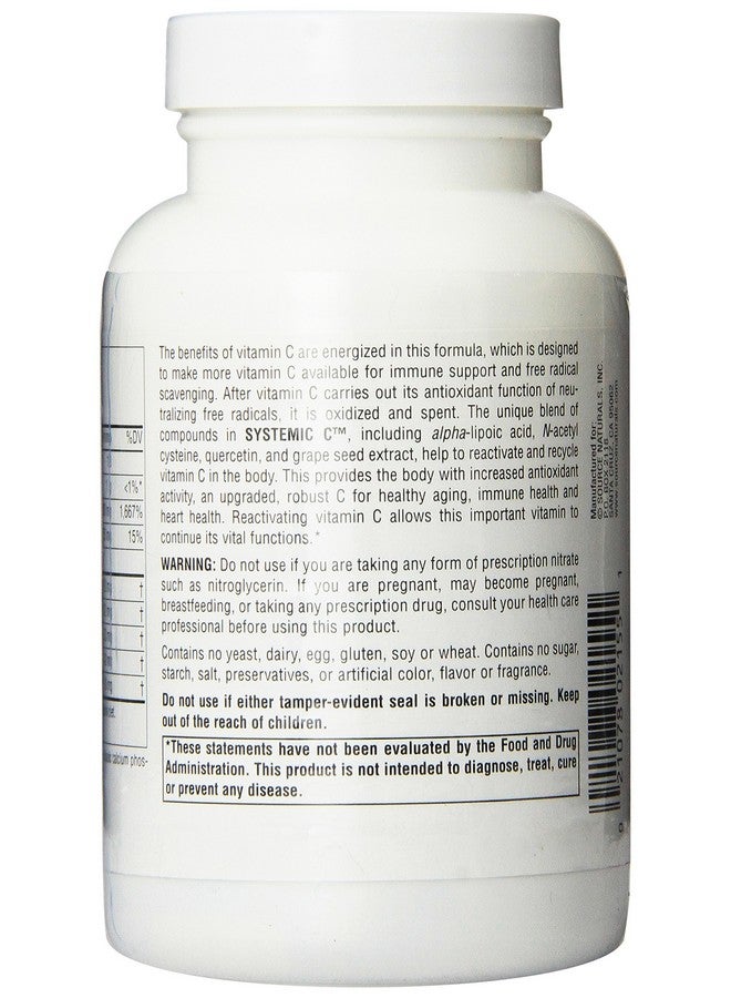 Source Naturals Systemic C, 500mg - 120 Tablets - Image 4
