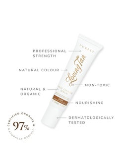 Loving Tan Loving Tan Purest Face Tanning Serum, Dark - Sunless Tanner Made From 97% Certified Organic & Naturally Derived Ingredients, 5+ Self Tanner Applications, Cruelty Free, Vegan - 1 Fl Oz  - Image 2