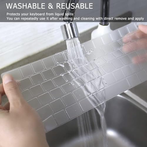 MasiBloom Keyboard Cover Skin for 2025 MacBook Pro 14" (M5) A3434 /16" (M4 - M1) Chip (2024-2021) & Air 15" 13.6" (M4 M3 M2) Chip (2025-2022) TPU Protector Accessories - Image 5