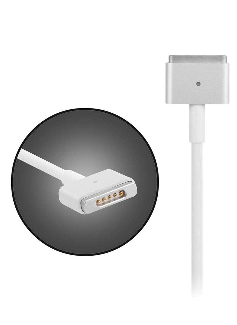 Ntech - NTECH Replacement AC Power Adapter (85W) T-Tip Magnetic Connector For Macbook Pro Compatible Model A1181 / A1278 / A1344 / A1425 / A1465 / A1502 / A1398 / A1424 - White - Image 1