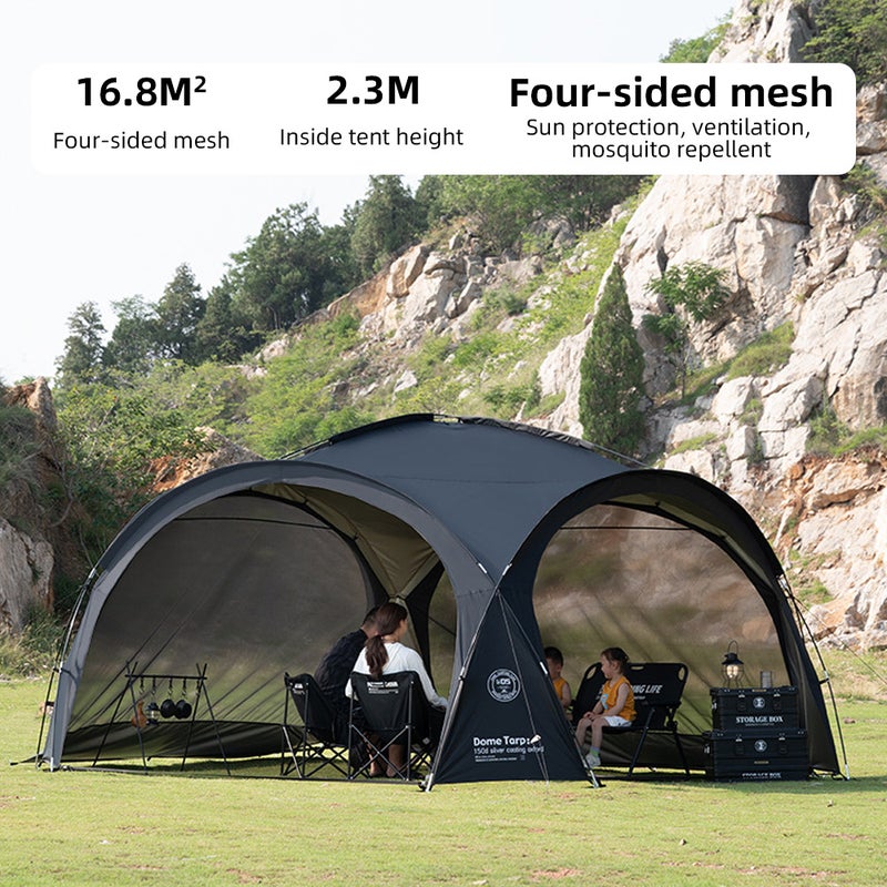 2pcs Door Net for Canopy Tent Dome Canopy Camping Sun Protection Waterproof Canopy - Image 4
