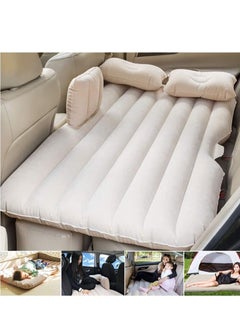 Car Travel Bed 138 * 85 45Cm Suv Air Mattresses Inflatable For Camping Children Rear Double Adjustable Sleeping Pad Airbed Seat Cover Cushion Flocking Cloth Mvp With Pump
