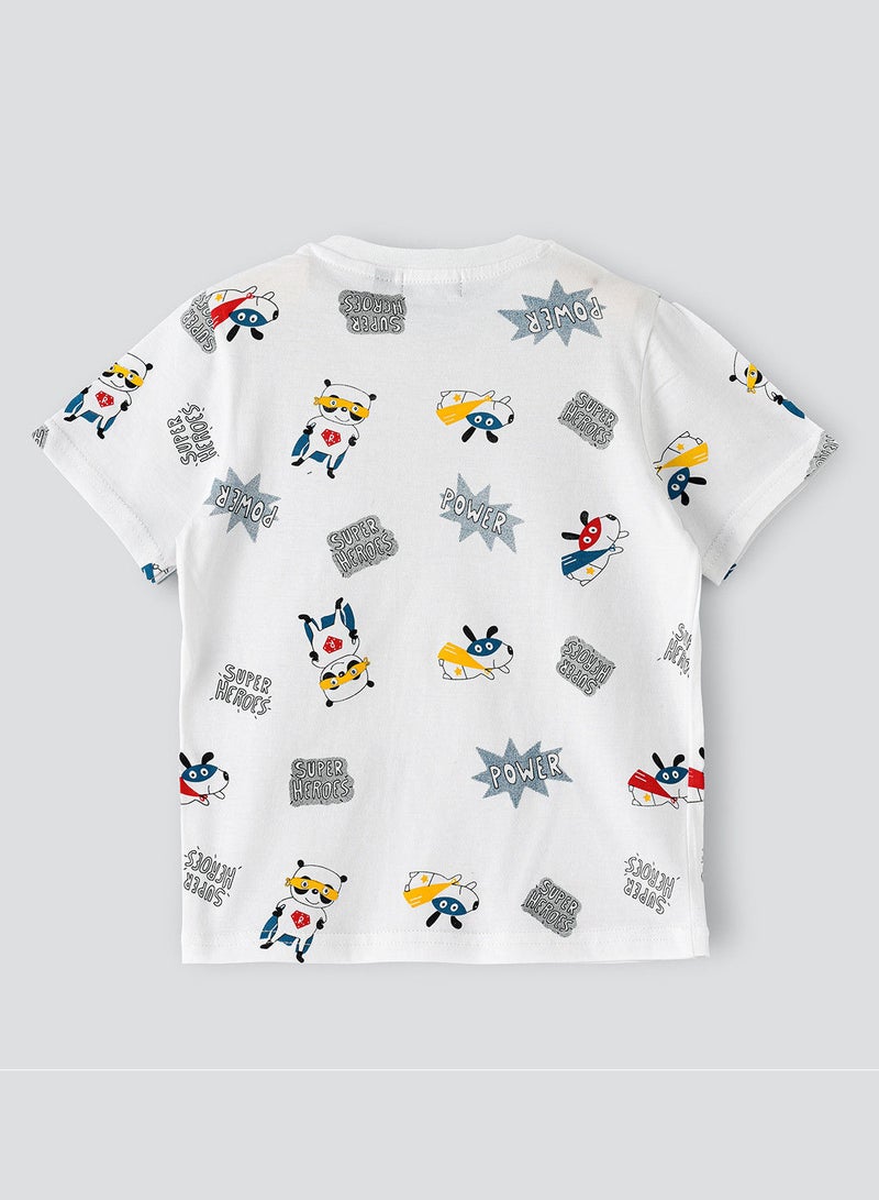 JAM Round neck s/slv knit aop t-shirt - Image 2