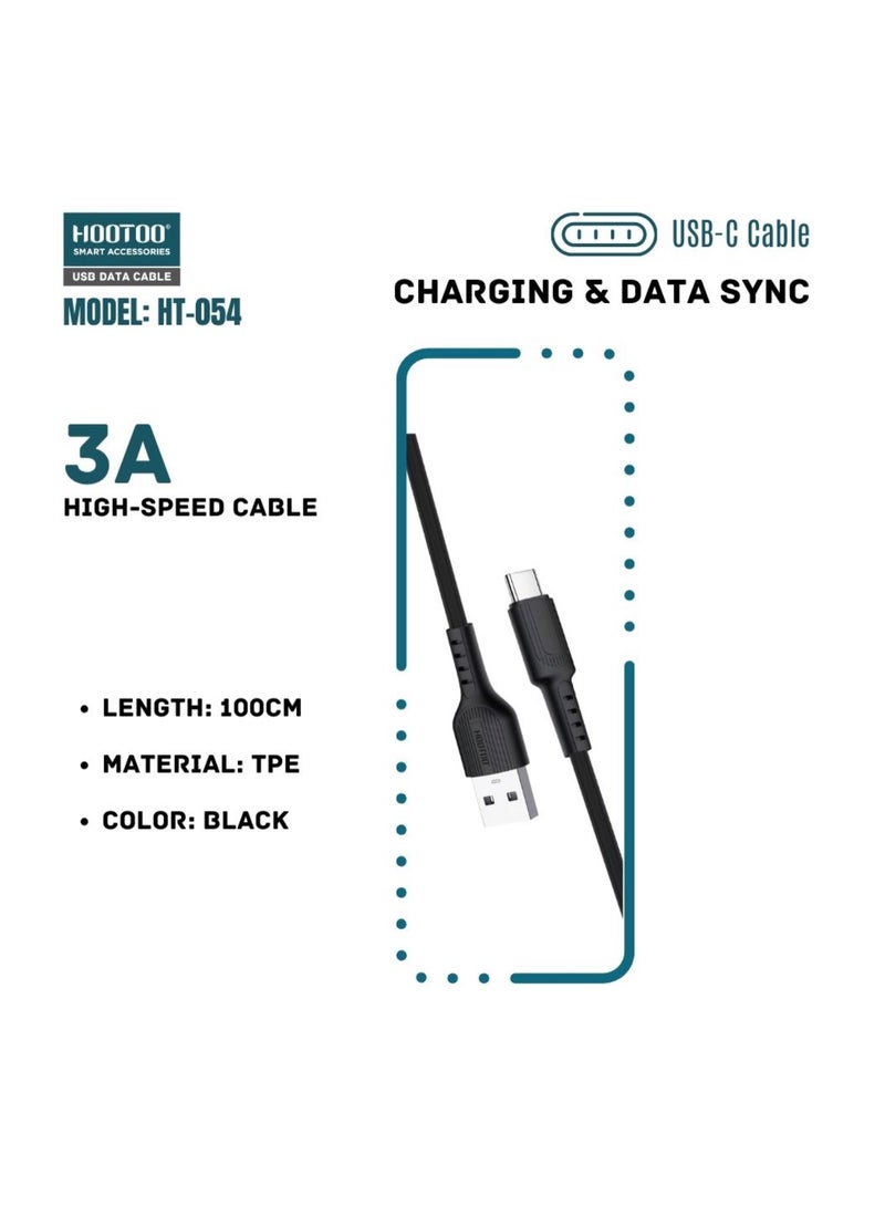 HooToo 1m Type-C Smart Fast Charging Cable 3A  - Image 2