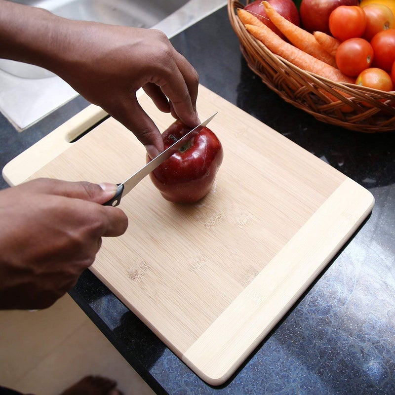 Xariya Vegetable Chopping Board Wooden Cutting Board for Kitchen Bamboo Chopping Pad Style 1 - Image 3