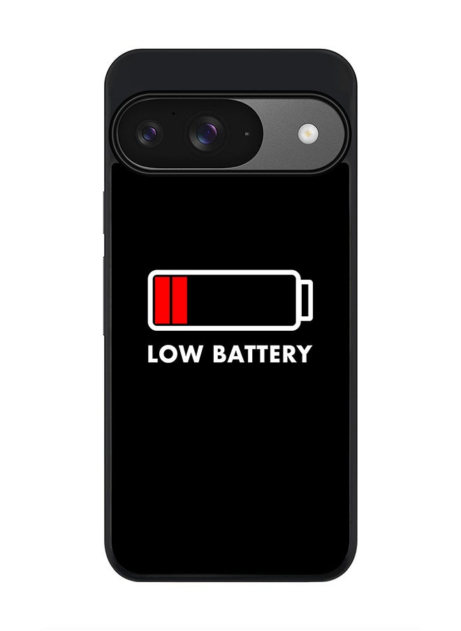 Stylizedd For Google Pixel 9 Case,Slim fit Camera Protection, Shockproof Thin Phone cover - Low Battery  - Image 1