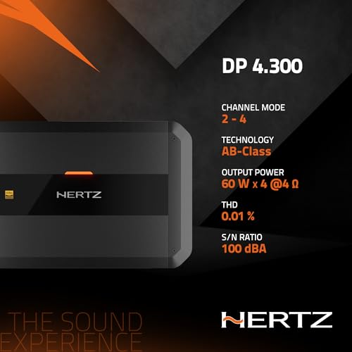 Hertz DP 4.300 AB-Class 4 Channel Amplifier 105 WRMS x 4 at 2Ω - Image 2