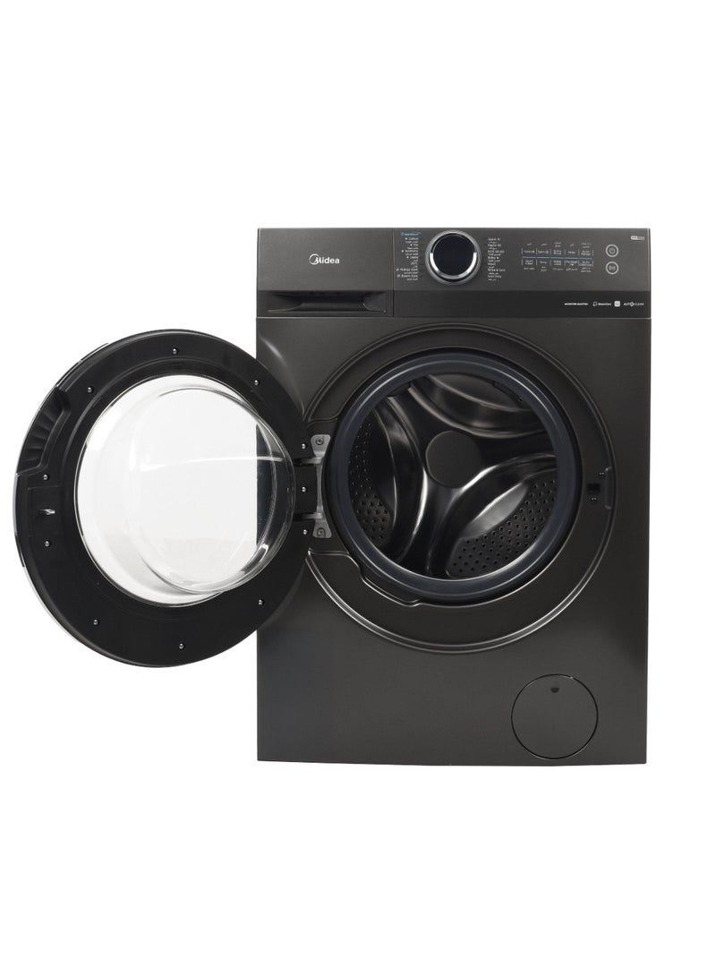 Midea Frontload Washing Machine 12KG WiFi Steam Inverter MF200W120W1T-SA Titanium - Image 5