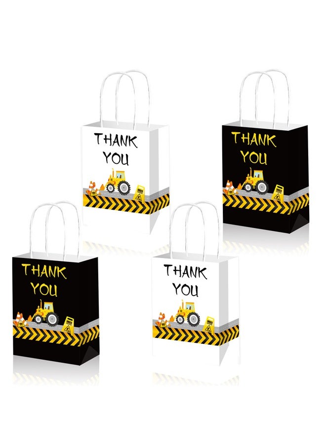 Zeemey 24 Pieces Party Favor Bags,Shopping Bag,Party Bags For Kids, supplies Snack candy Gift Bag Food Bags,Double-Sided Bags For Birthday Wedding Celebrations Party Favors 21*16*8  - Image 2
