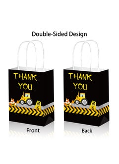 Zeemey 24 Pieces Party Favor Bags,Shopping Bag,Party Bags For Kids, supplies Snack candy Gift Bag Food Bags,Double-Sided Bags For Birthday Wedding Celebrations Party Favors 21*16*8  - Image 3