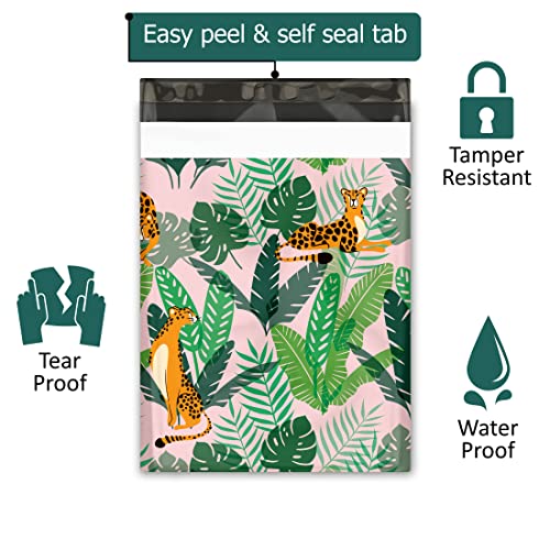 Pro Supply Global 10x13 (100) Cheetahs Designer Poly Mailers Shipping Envelopes Premium Printed Bags - Image 3