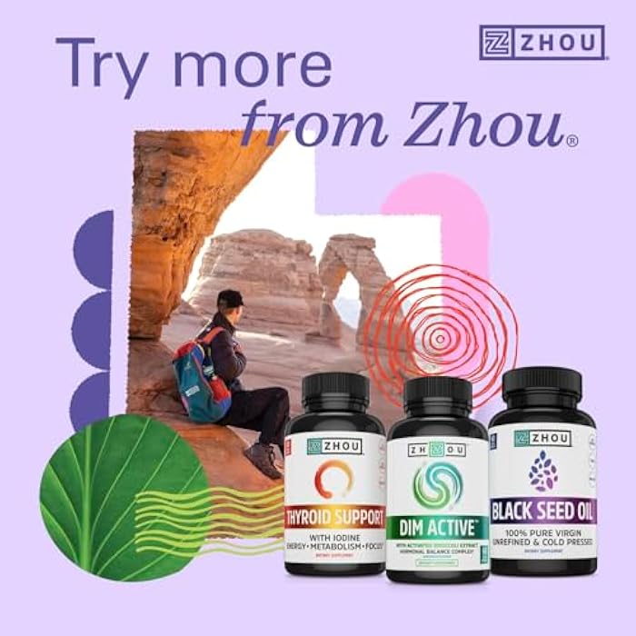 ZHOU Liver Support - Liver Cleanse and Detox, Milk Thistle Supplement with Turmeric, Artichoke, and Dandelion, Natural Health Support for Women and Men - 60 Vegetarian Capsules - Image 5