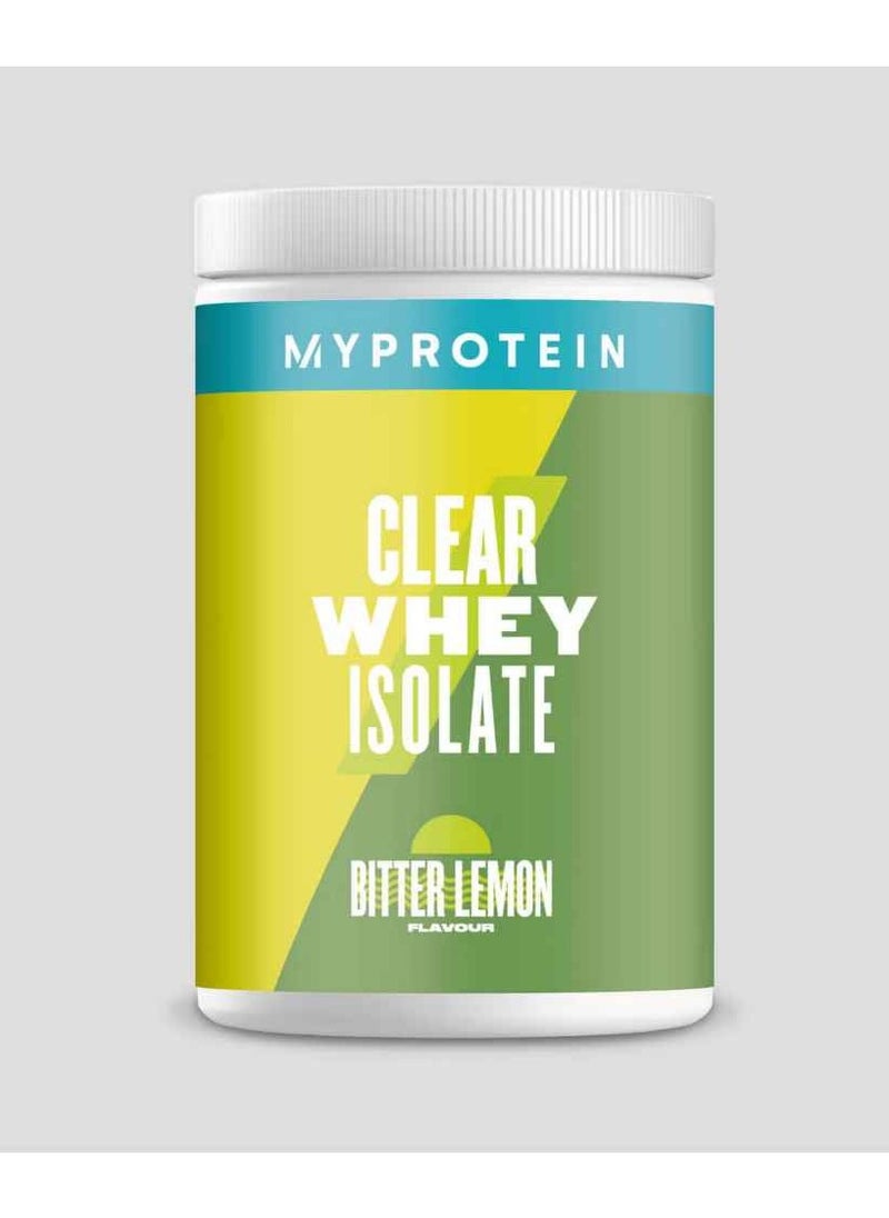 Myprotein - Myprotein Clear Whey Isolate Bitterlemon Flavored 506 G - Image 1