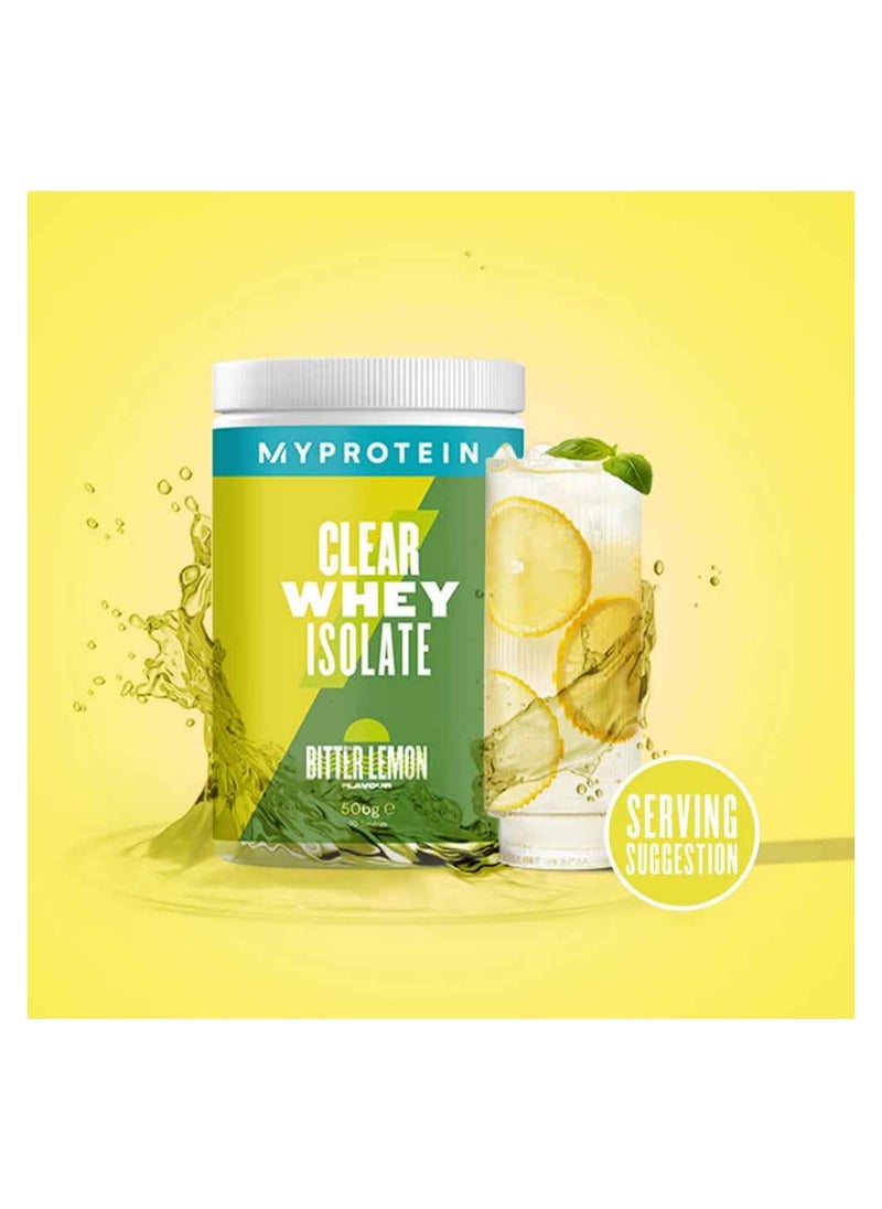 Myprotein - Myprotein Clear Whey Isolate Bitterlemon Flavored 506 G - Image 1