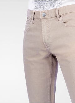 Web Denim Web Denim Khaki Mid Waist Regular Fit Straight Stretchable Jeans Fashionable Relaxed Fit Comfortable Denim Pant For Men  - Image 4
