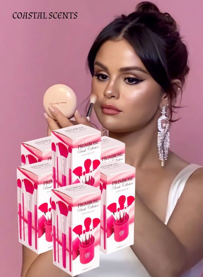 COASTAL SCENTS 6 Pieces Primrose Brush Collection - Image 1