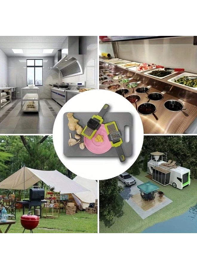 مطحنة ثوم متعددة الوظائف ومبشرة جبن خضراء للمطبخ - Image 3