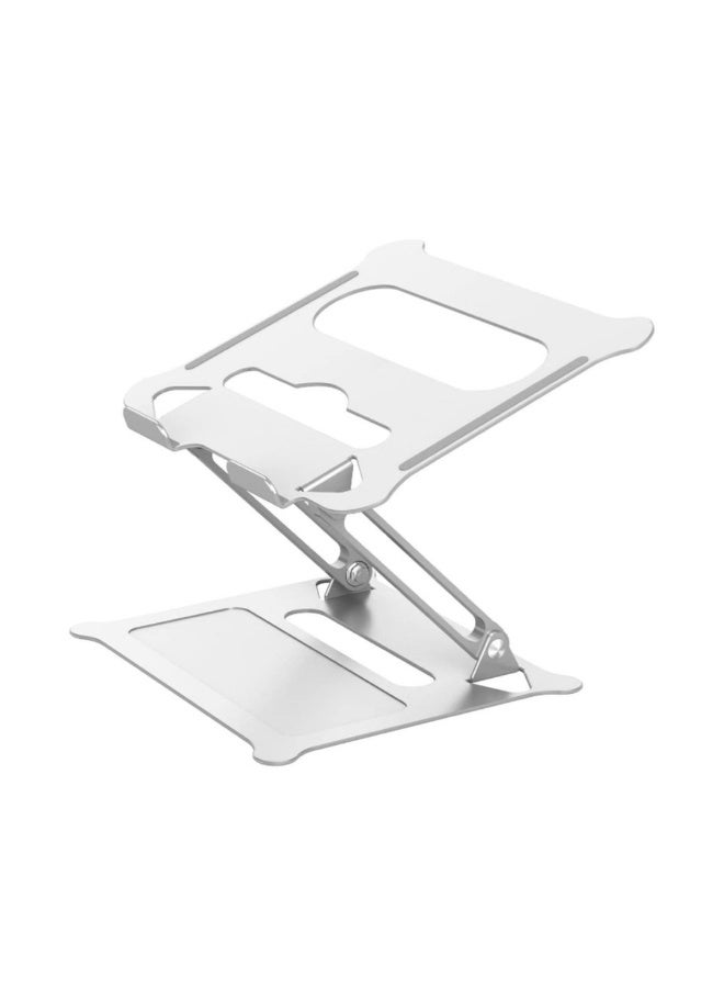 DUSALA Laptop Stand Foldable Laptop Holder with Heat Vent Ergonomic Portable Aluminum Computer Stand for Desk Adjustable Laptop Riser for MacBook Pro,Air Dell HP Lenovo - Image 3