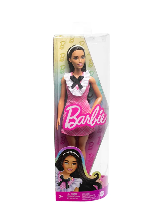 باربي Barbie Fashionistas Doll  Pink Plaid (New Pack.)
