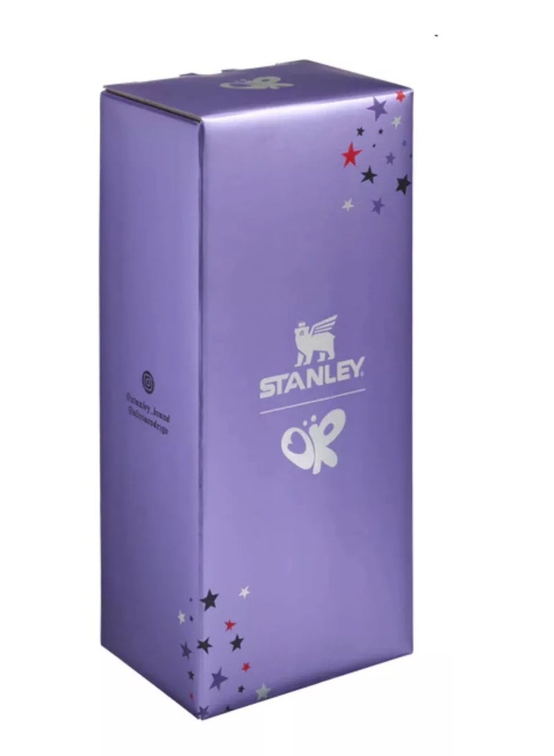 Stanley أوليفيا رودريغو × ستانلي 40 أونصة كوب كوانشر H2.0 إصدار محدود – كوب سفر من الفولاذ المقاوم للصدأ مع غطاء مانع للتسرب وقشة قابلة لإعادة الاستخدام – يحافظ على المشروبات ساخنة لمدة 7 ساعات، وباردة لمدة 11، ومثلجة لمدة يومين – زجاجة ترطيب لجمع القهوة، الشاي، السموذي والمزيد – هدية مثالية للمشجعين والاستخدام اليومي - Image 5