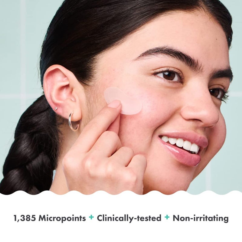 Mighty Patch Micropoint Large Hydrocolloid Pimple Patches for Face Blemishes from Hero Cosmetics, Acne Stickers for Early Stage Zits & Hidden Pimples, 1,385 Proprietary Micropoints, 6 Count - Image 3