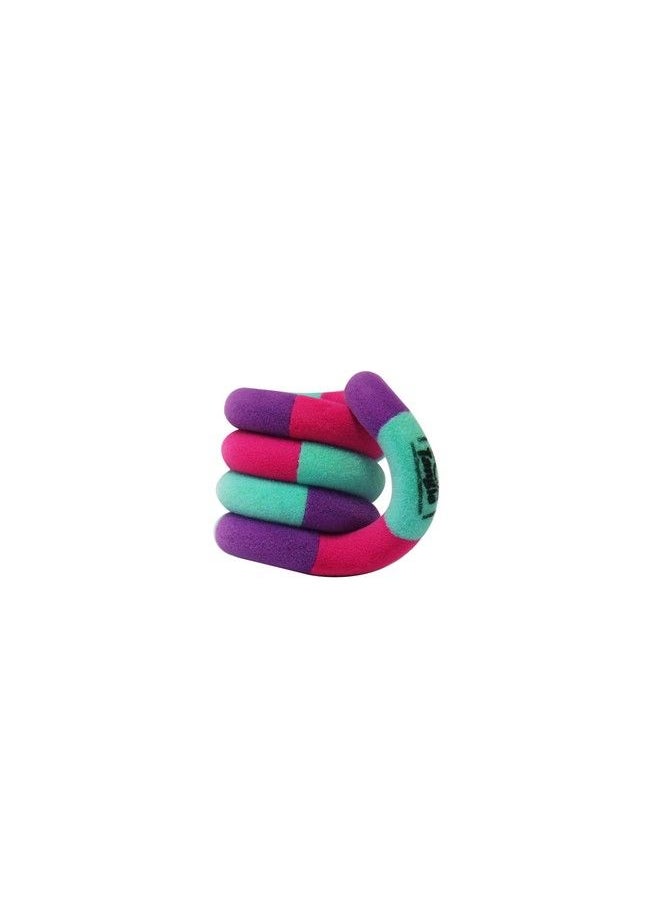 TANGLE - Tangle Jr. Fuzzies Fuzzy Fidget Toy Fuzzy Tangle Toy Quiet Twist Fidget Tangle Fidget Toy Fidget Toy For Shool (Pink/Blue) - Image 1
