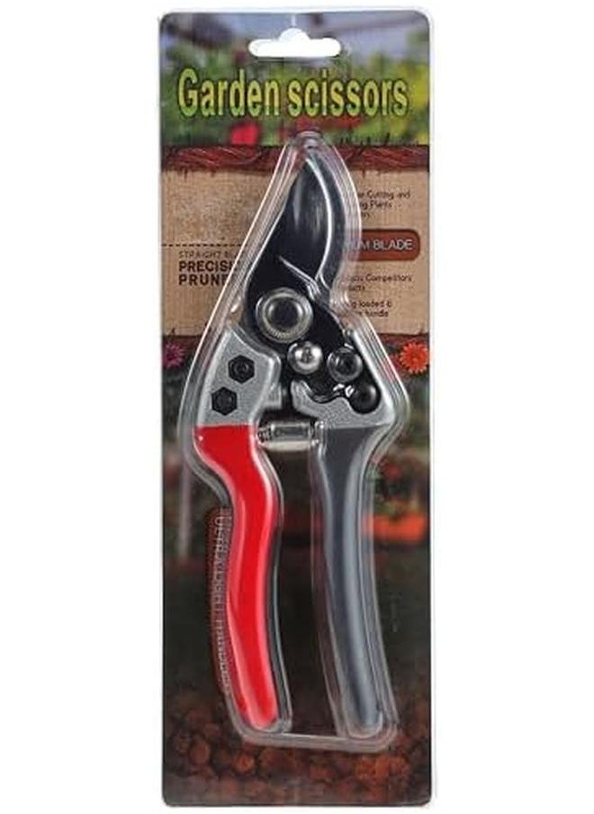 SHOWAY - Pruning Shears Gardening Tools Garden Shears With Sharp High Carbon Steel Teflon Coated Blade And Non Slip Handles Easy To Trim Tree Branches With Left And Right Hands For Farms - Image 1