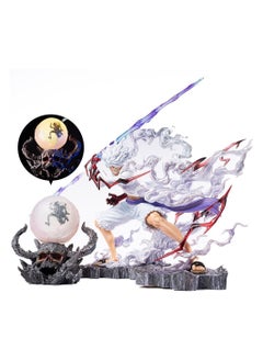 General Luffy Figures, Gears 5 Luffy Movable Figure Statue Statue Birthday Gift PVC 11"  - Image 1